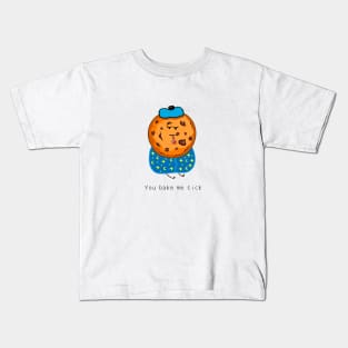 funny chocolate chip cookie Kids T-Shirt